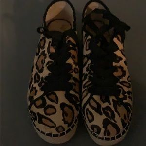 Sam Edelman animal print espadrilles